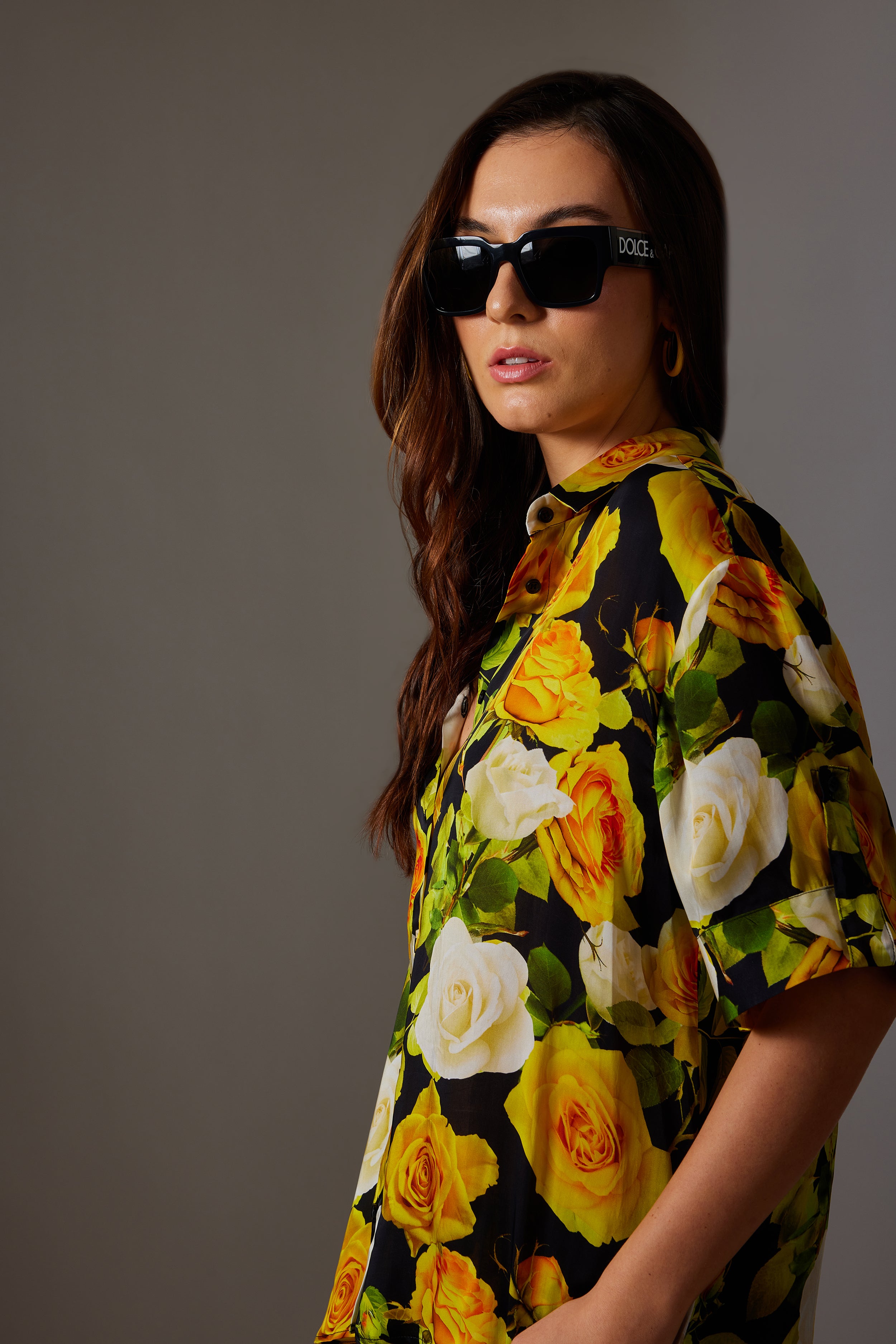CANCLINI YELLOW ROSE SHIRT