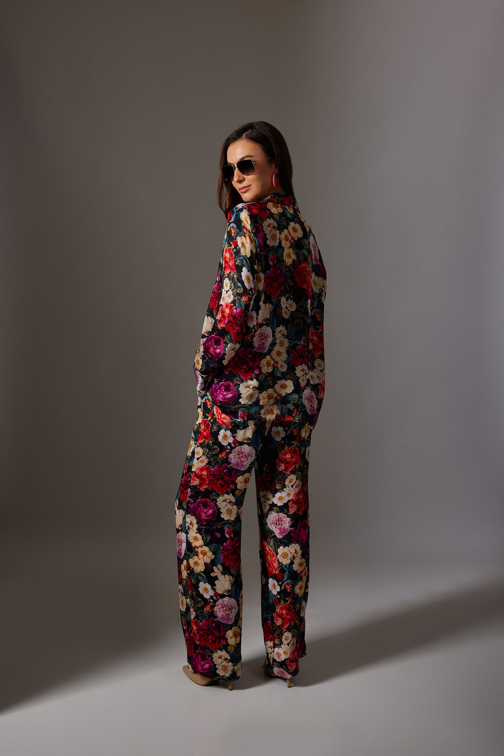 CANCLINI ROSE PRINT SHIRT