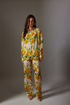 CANCLINI FLORAL PRINT YELLOW SHIRT
