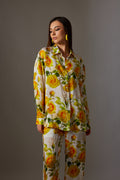 CANCLINI FLORAL PRINT YELLOW SHIRT