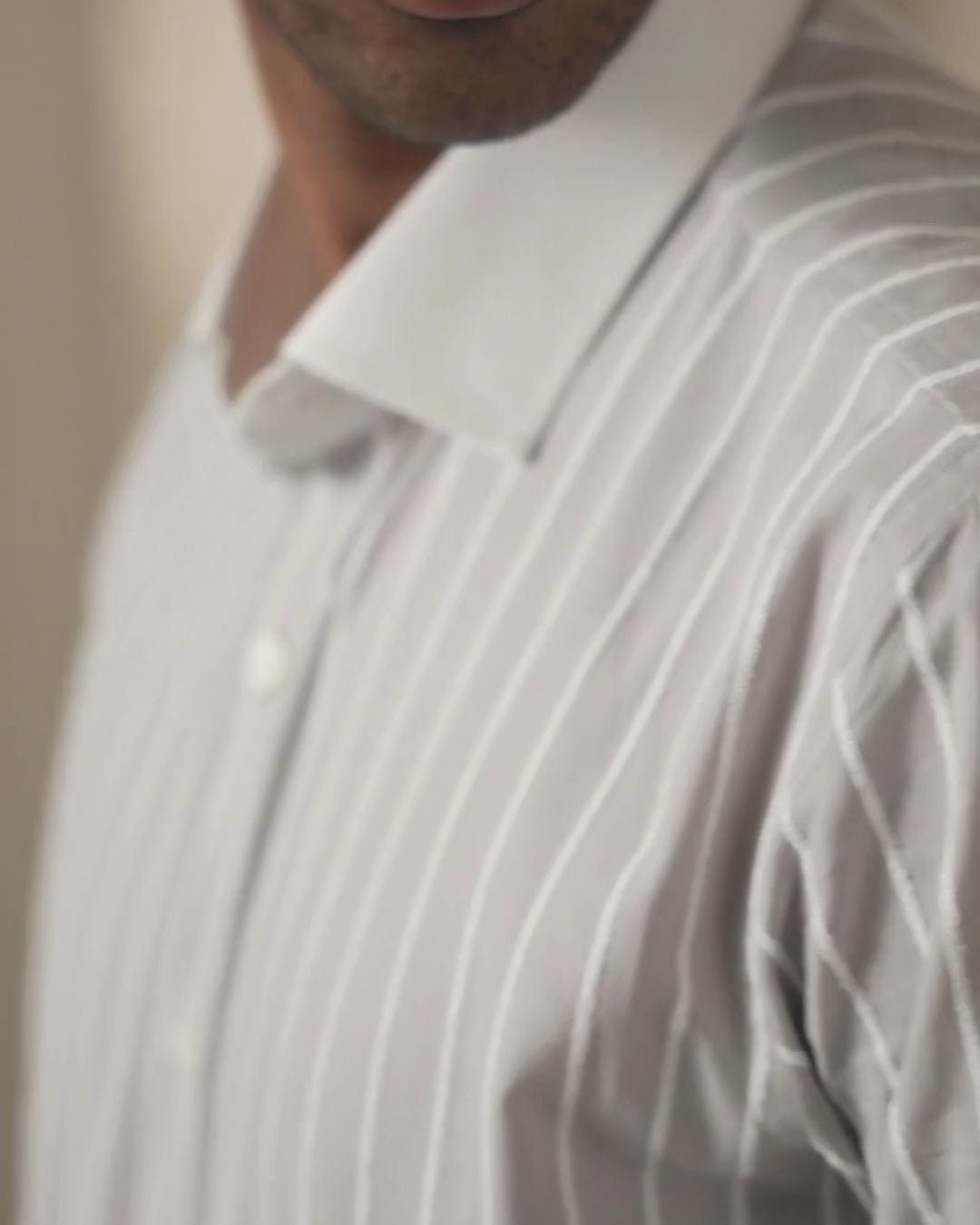 The Taupe Stripe Shirt