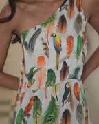 Plume Asymmetric Dress